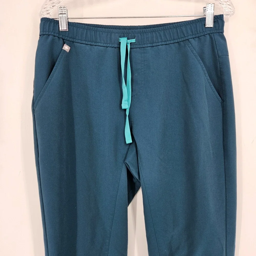 Figs Scrub Pants Mens Small Short Tansen Caribbean Blue Jogger Nurses Uniforms